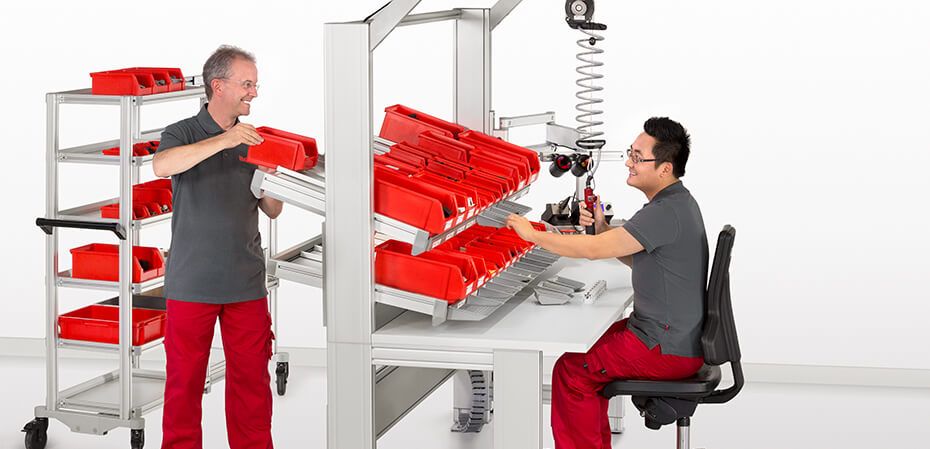 Workplace system + intralogistics 